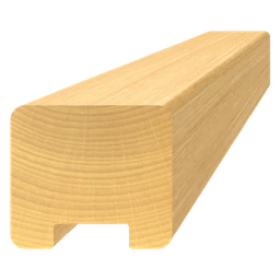 Drevený profil 45 x 40 x 3000 mm, buk, brúsený bez náteru