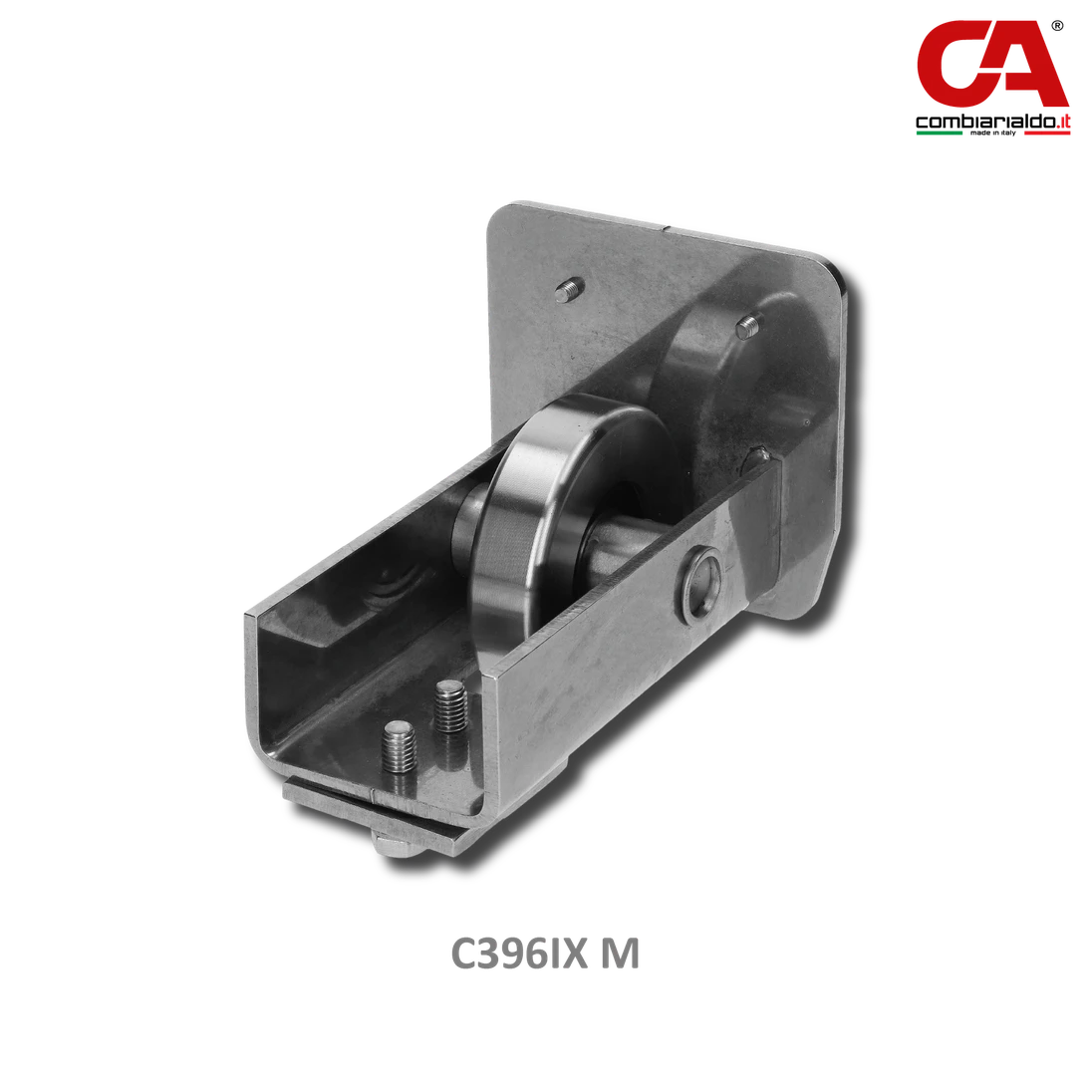 Nerezové náběhové kolečko pro samonosnou bránu Combi Arialdo MEDIO, nerez bez povrchové úpravy / AISI304