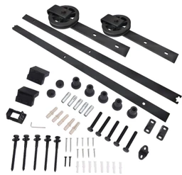 Systém pre závesne dvere, L = 2000 mm, RAL 9005 matná