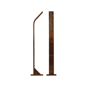 Venkovní LED osvětlení STIK M, barva CORTEN, H-750mm - slide 0