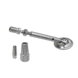 Úchyt, šponovák pre lanko ø 4 mm, brúsená nerez AISI 316 - slide 1