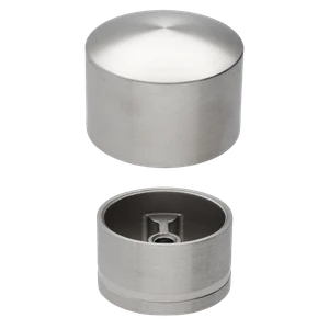 Ukončení s mezikusem na dřevěné madlo, broušená AISI 304 - slide 1