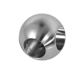 Guľa rohová ø 25 mm na trubku ø 12 mm, brúsená AISI 304