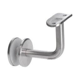 Držák madla ø 42,4 mm, sklo 6 - 16 mm, broušená AISI 304