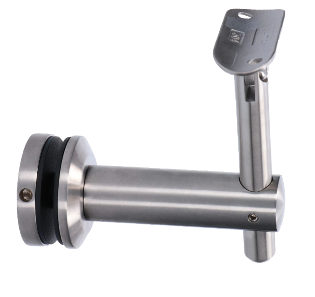 Držiak madla s kĺbom na trubku ø 42,4 mm, brúsená AISI 304