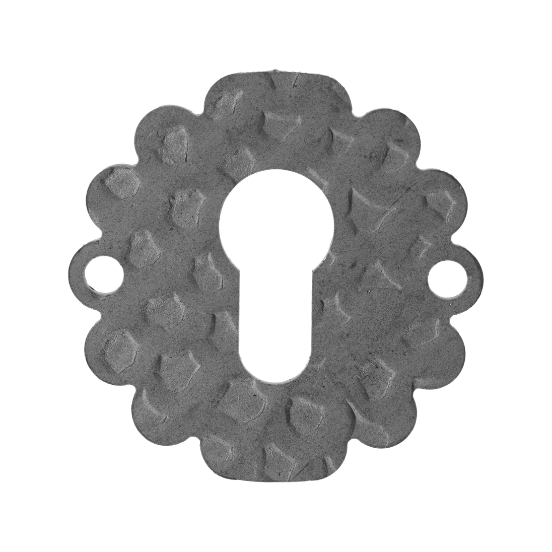 Štítek k vložce 60mm, tloušťka 3 mm, černý zinek