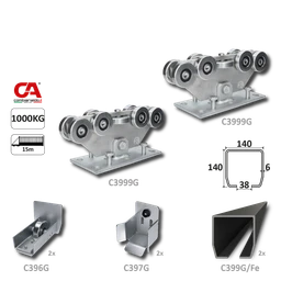 GRANDE-9 samonos do 1000 kg/15 m, profil 140 x 140 x 6 mm