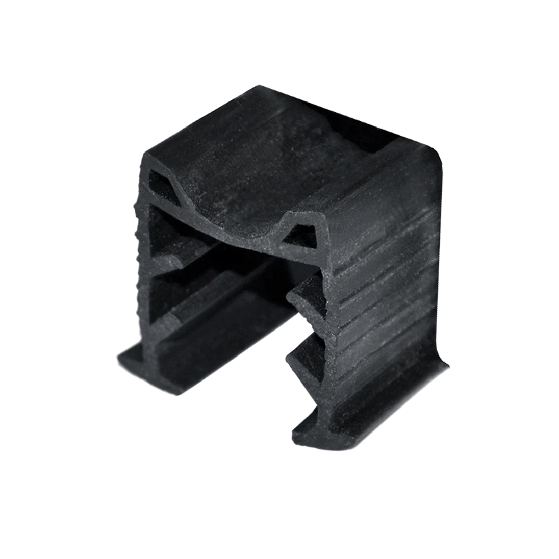 Gumové těsnění pro madlo 24 x 24 mm, sklo 16 - 17,5 mm