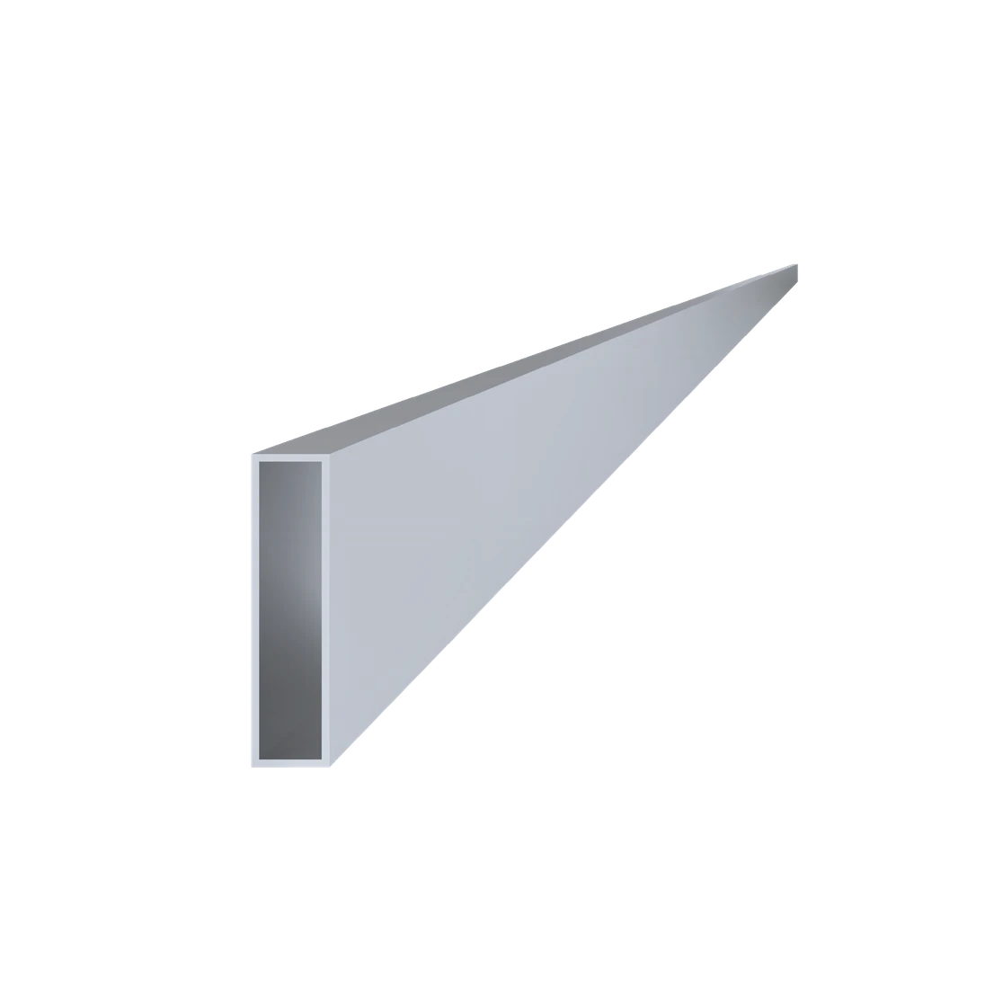 Al jokel 40 x 20 x 1,1 x 6000 mm, bez povrchovej úpravy