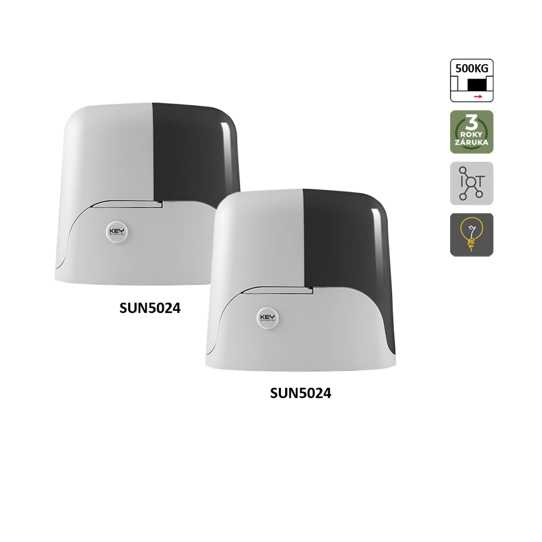 900KSUN5024TW pro protichodné posuvné brány do 4,5 m/500 kg