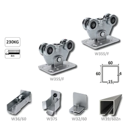 Samonos do 230 kg/ 4 m, profil 60 x 60 x 4 mm, Zn