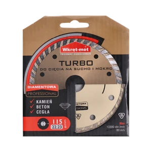 Turbo diamantový kotúč 115 x 2,2 x 22 mm - slide 2