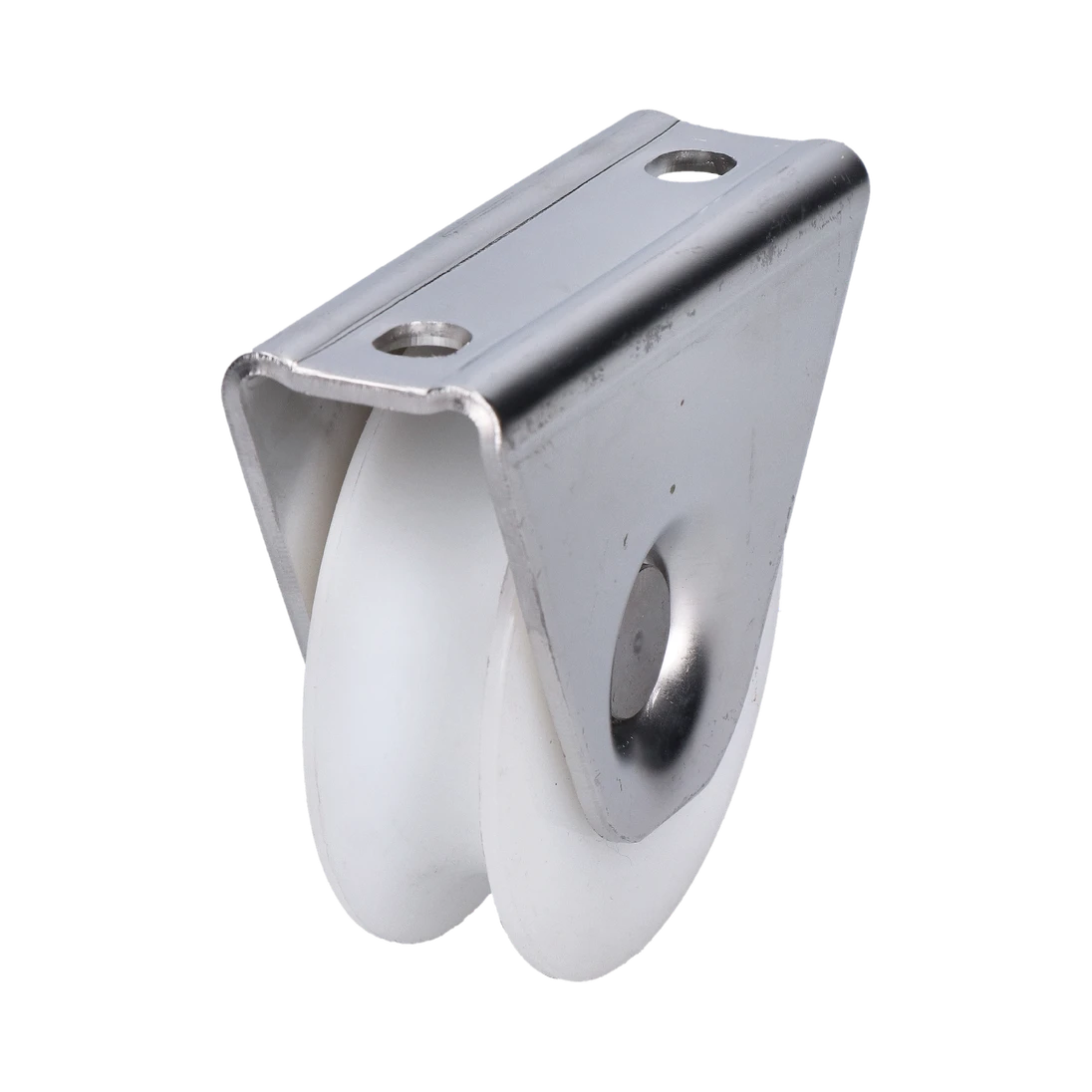 Vodiaca kladka ø 78 mm s nylonovým kolieskom, nerez AISI 304