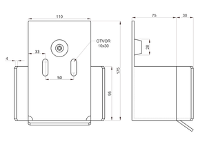 Samonos do 500 kg, profil 80 x 85 x 6000 mm, Zn - slide 3