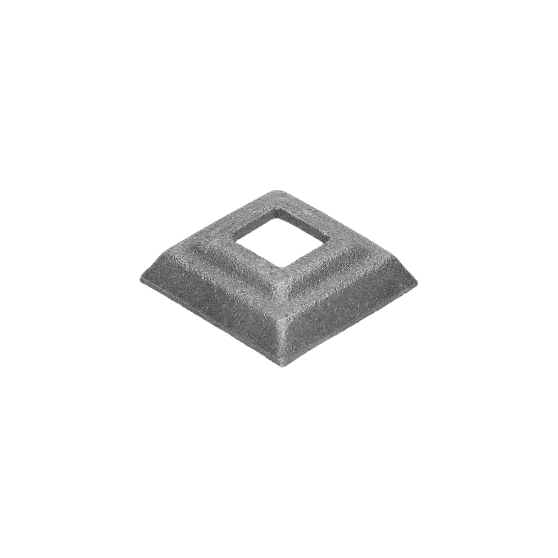 Krytka kovaná 42 x 42 x 15 mm s otvorom 15 x 15 mm, odliatok