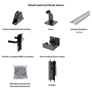 Posuvná hliníková brána 4000 x 1803 mm s pohonom TUS4324KSD - slide 2