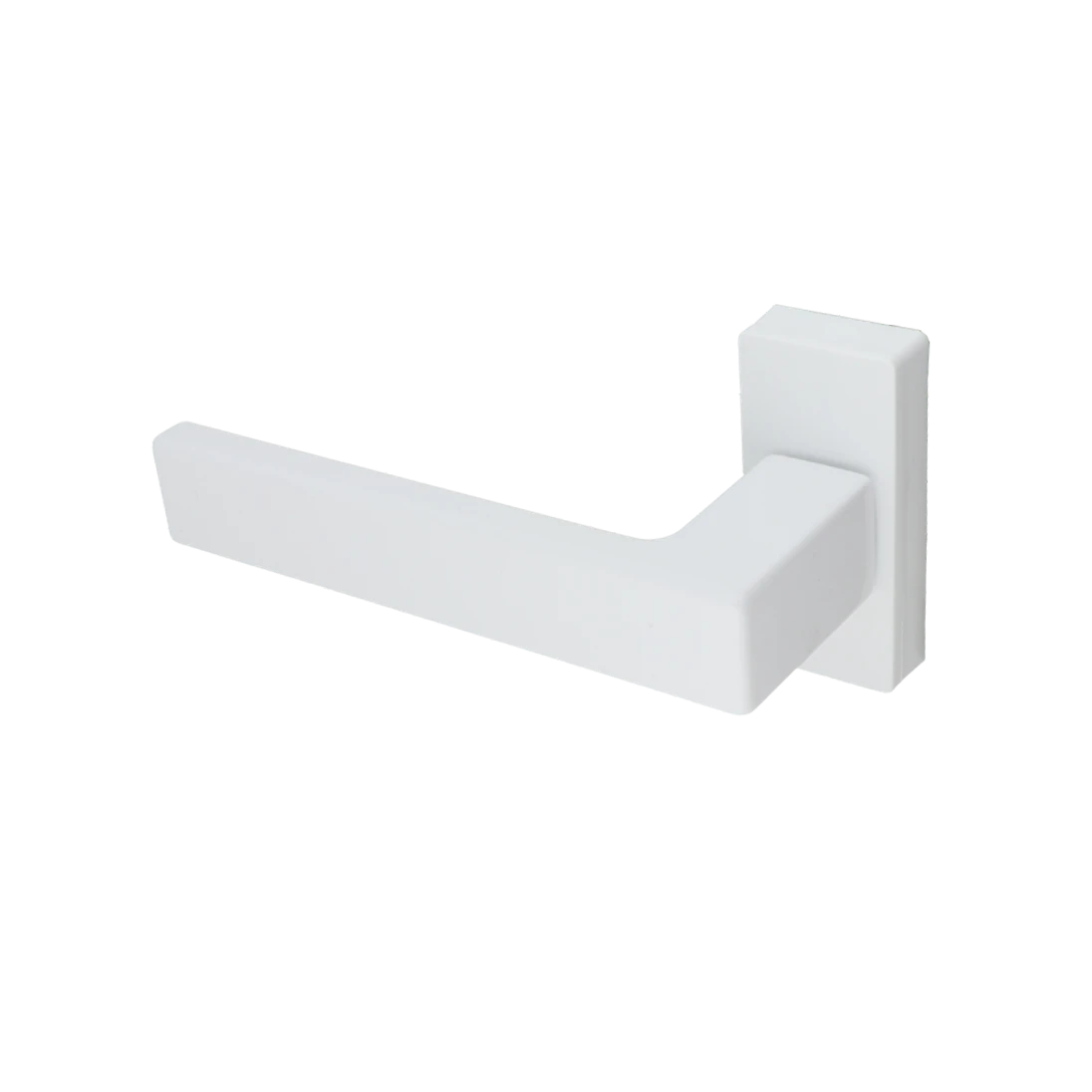 Okenná kľučka, hliník, povrch: plast