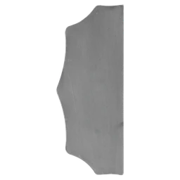 Štít 230 x 93 x 3 mm bez otvorov, hladký, obojstranný