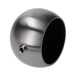 Ukončení na trubku ø 42,4 mm, M8, broušená nerez AISI 304