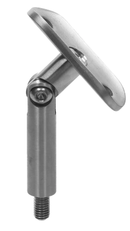 Držák madla ø 42,4 mm s kloubem, M8, broušená AISI 304