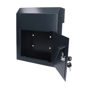 Poštová schránka, max. formát listu A4, RAL 7016 - slide 1