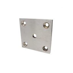 Kotviaca platňa k EB1-ZPK02, brúsená nerez AISI 304