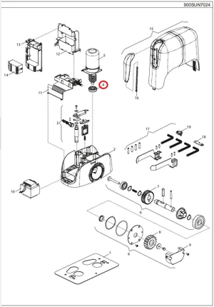570BOCC005A00 puzdro pod náhon motorčeka - plastové - slide 1