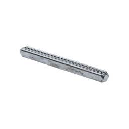 Hřídel kliky 8x8x90mm, pozinkovaná ocel