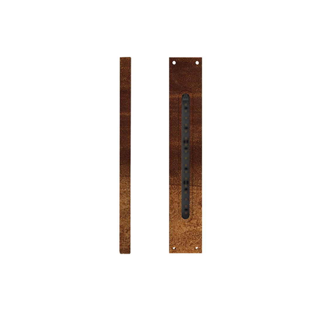 Venkovní LED osvětlení FLAT, barva CORTEN, H-240mm