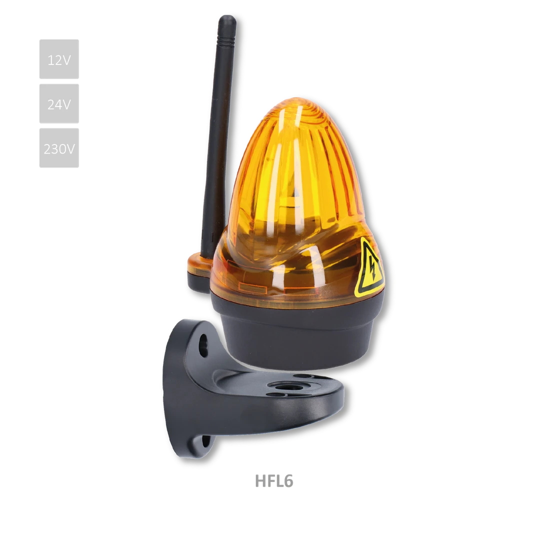 LED lampa, 12/24/230 V, so zabudovanou anténou, 739lux