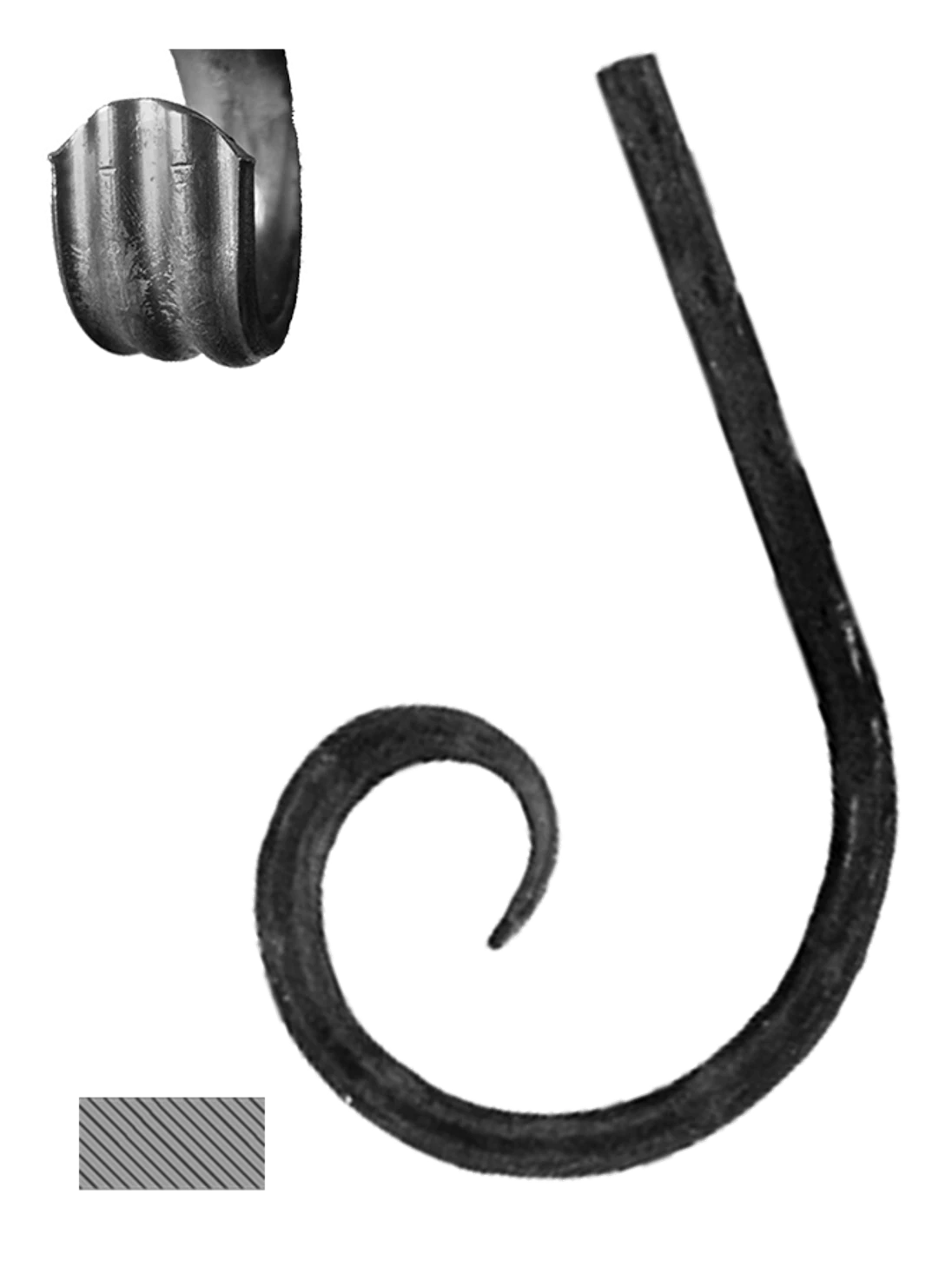 Prvok 200 x 120 mm, 12 x 12 mm, hladký, základné rozkutie