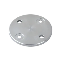 Platňa na bočné kotvenie stĺpu ø 100 mm, brúsená AISI 304