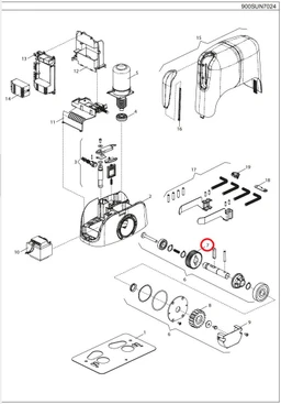 999RUEL003A01 ozubené kolo prevodovky- plastové