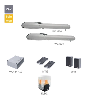 WINGO sada pro dvoukřídlou bránu do 3,5 m/křídlo - slide 0