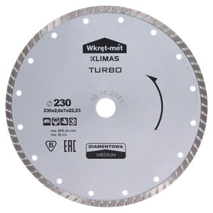 Turbo diamantový kotúč 230 x 2,6 x 22 mm - slide 0