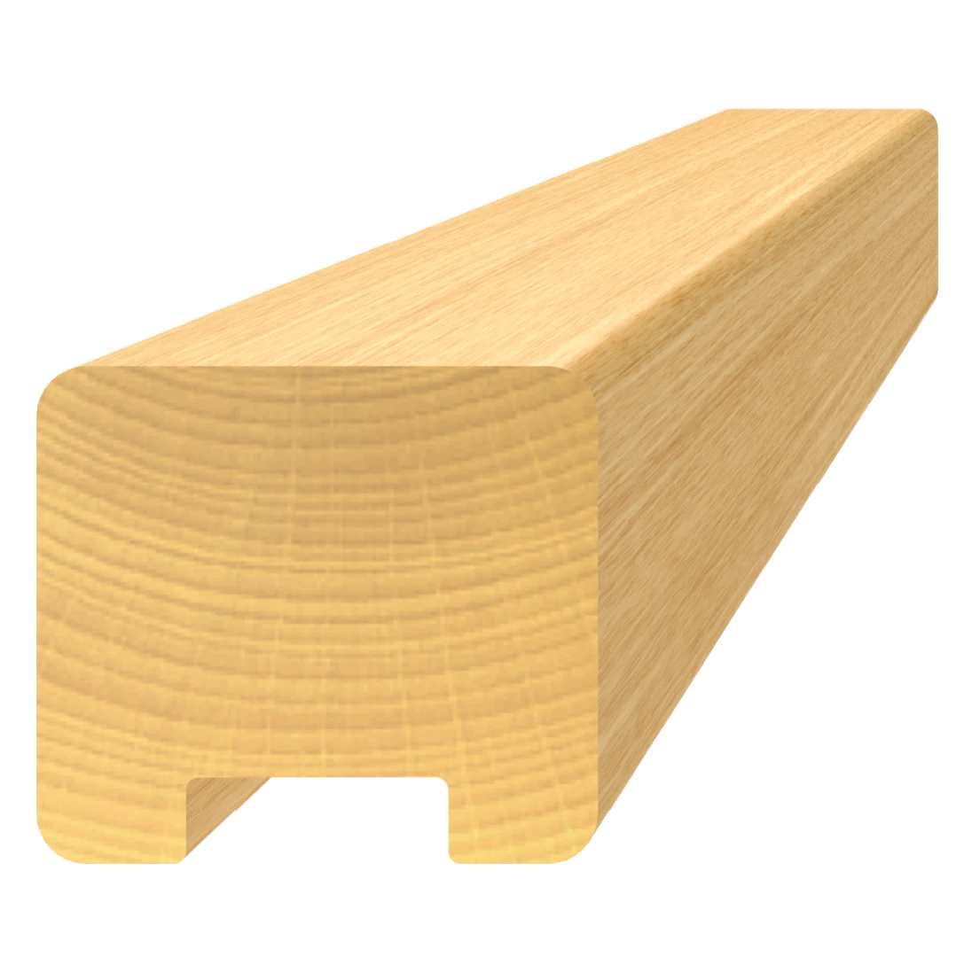 Drevený profil 45 x 40 x 3000 mm, buk, brúsený bez náteru