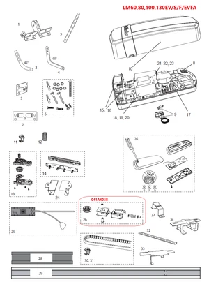041A4038 napínací mechanismus kolejnice - slide 0