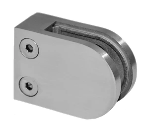 Svorka plochá na jokel 40 x 40 mm, brúsená nerez AISI 304 - slide 0