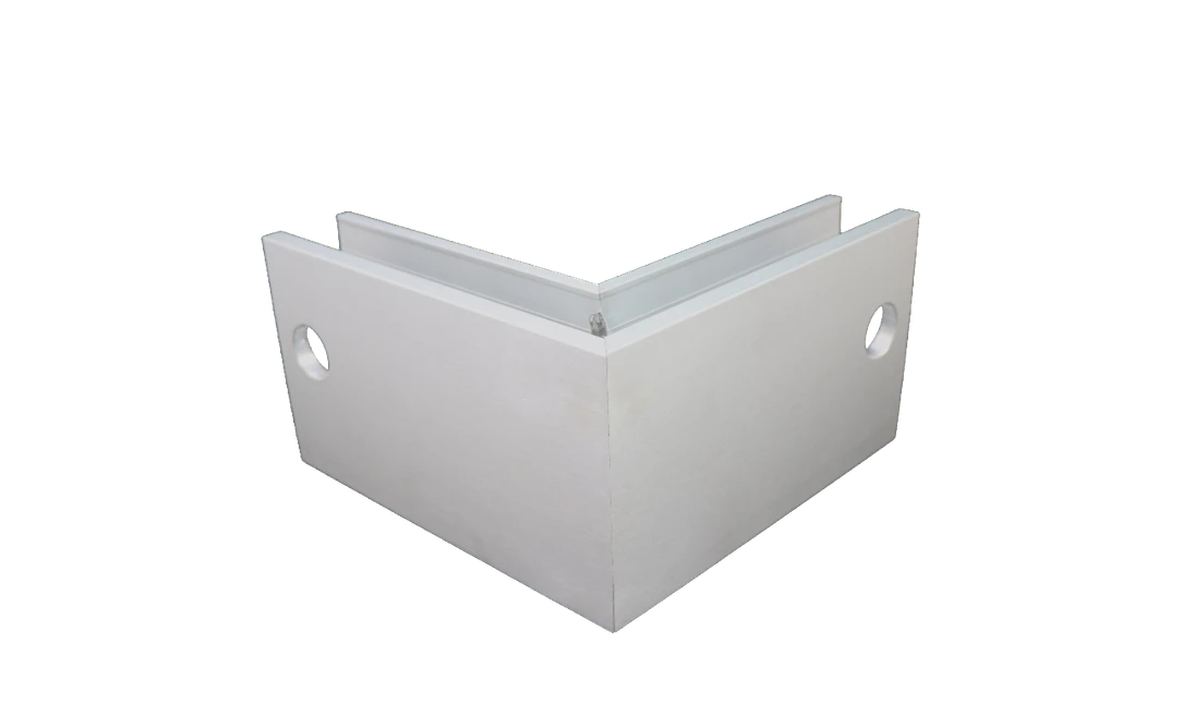 Hliníková rohová spojka s bočným kotvením