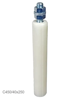 Nylonový vodiaci valček ø 42 x 250 mm, M18 pre horné vedenie