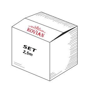 2.5 m set pro 21,52 mm sklo, k AL profilům - slide 0
