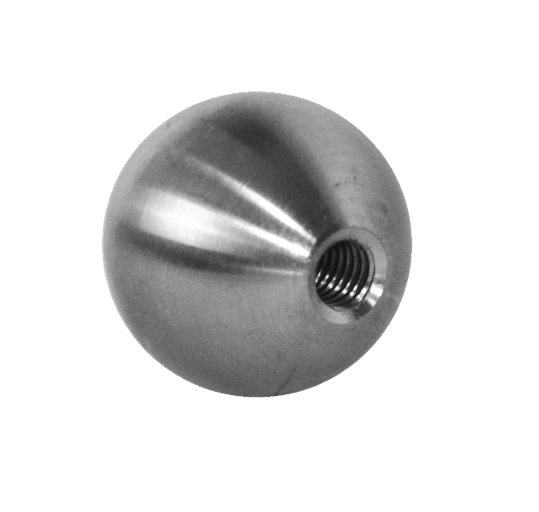 Koule plná se závitem M6 / ø 25 mm, broušená nerez AISI 304