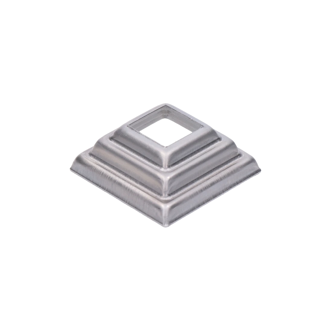 Krytka plechová, 57 x 57 x 23 mm, díra: 22 x 22 mm