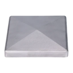 Hliníková strieška, 100 x 100 mm, bez povrchovej úpravy