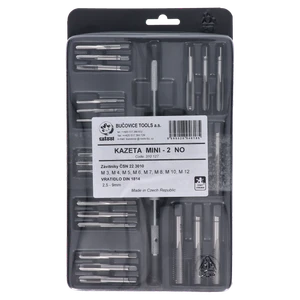 Súprava závitorezných nástrojov mini-2 NO, závitníky M3-M12 - slide 3