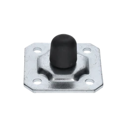 Nastaviteľný doraz posuvných brán, 100 x 100 mm, pozinkovaný