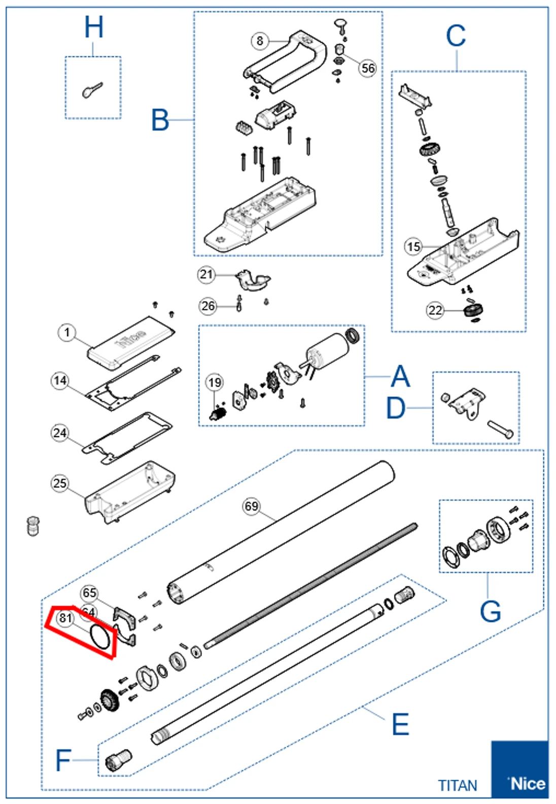 GOR-002.5501 O-krôžok 60x2 mm, EPDM 35, čierný, podla DIN 3771 pre motor TITAN TTN3724HS, TTN6024HS