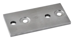 Platňa na bočné kotvenie stĺpu 120 x 60 mm, brúsená AISI 304