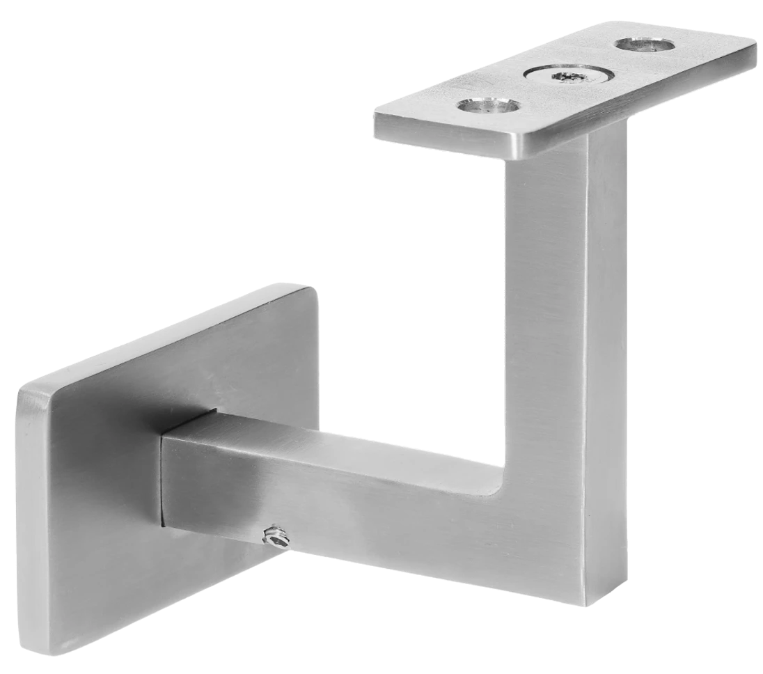 Držák madla na stěnu pevný, závit M8, broušená AISI 304