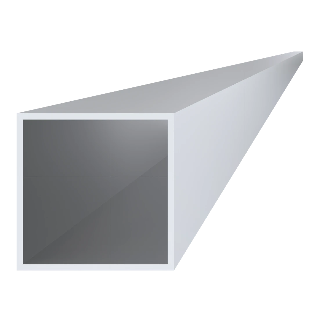 Hliníkový jekl 100 x 100 x 4 x 6000 mm, bez úpravy